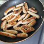 手作りウインナー　ソテー